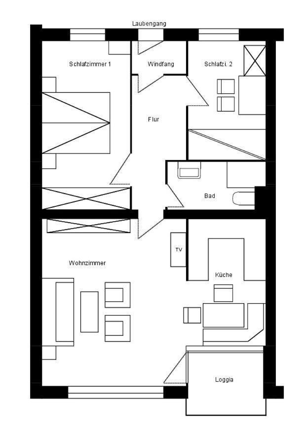 App. Hoelscher 21 Westerland Kültér fotó